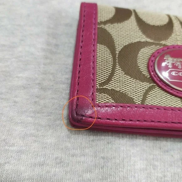 Coach Signature Card Case - Picture 5 of 12